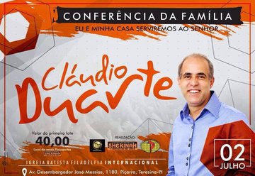 Cláudio Duarte na Conferência da Família em 2016